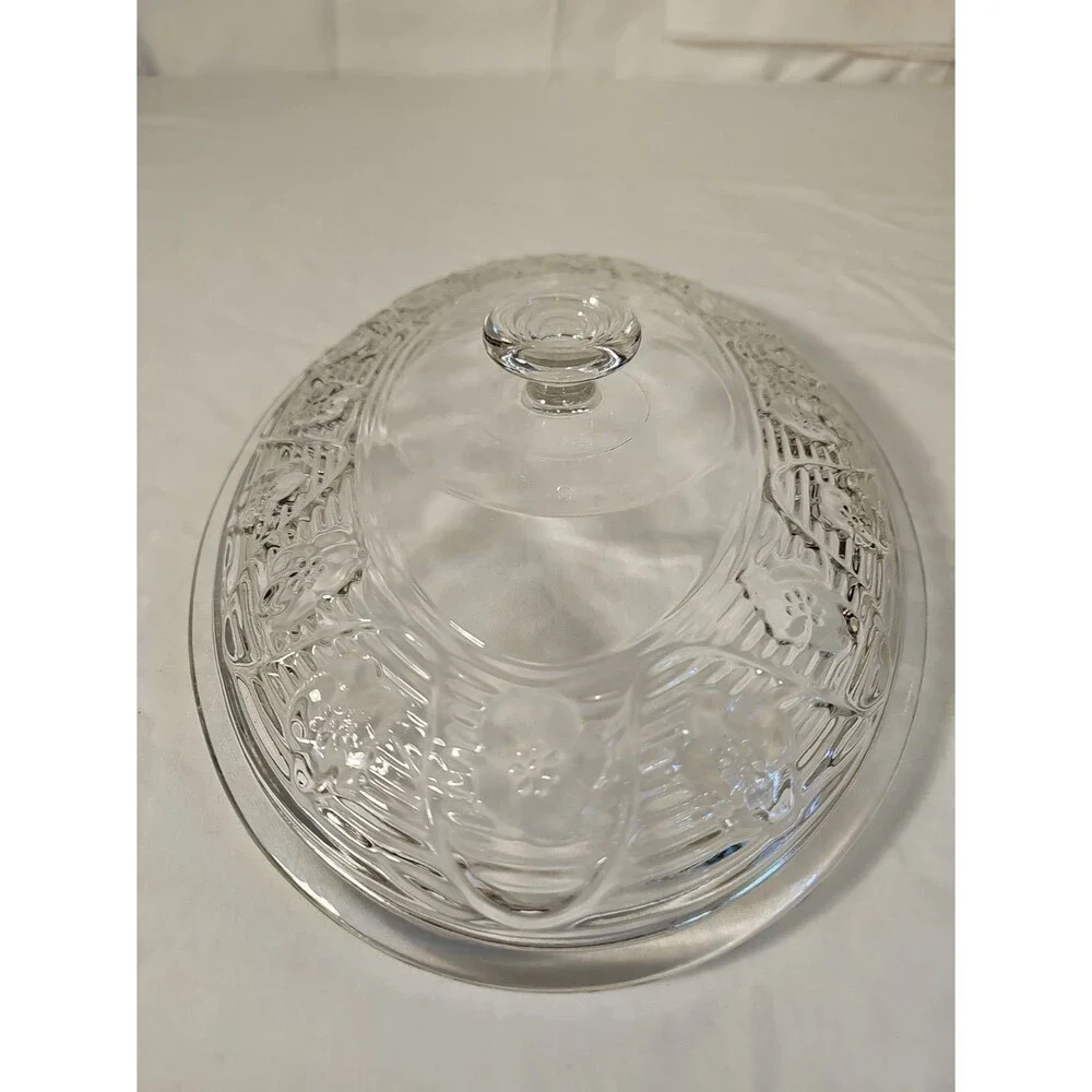 Vintage Anchor Hocking Avalon Patter replacement Lid 2 qt